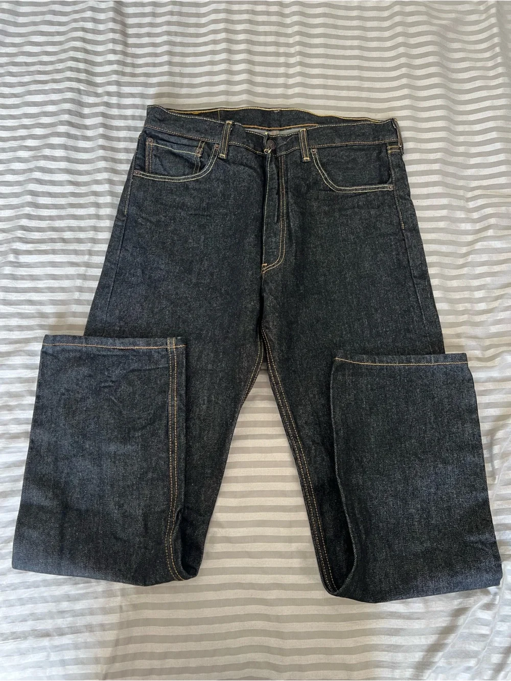 Levi's Men's Black Straight-Leg Jeans